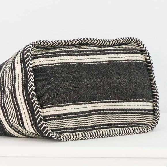 Tote Bag xl with zipper jute cotton handmade - Picture 4 of 6